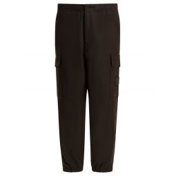 Stone Island 로고 패치 트랙팬츠 3100021S0F24