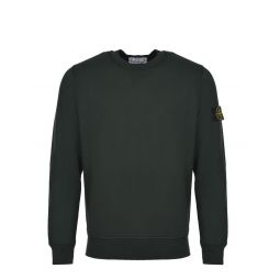 Stone Island 로고 패치 크루넥 스웨트셔츠 K2S156100060S0051