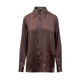 Tom Ford Fluid Charmeuse 새틴 셔츠 CA3266FAX1191