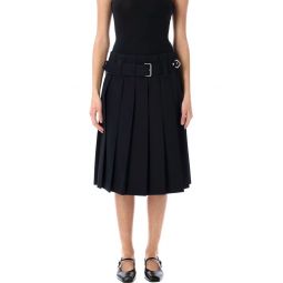 Prada 플리츠 미디 스커트 P184YH108N