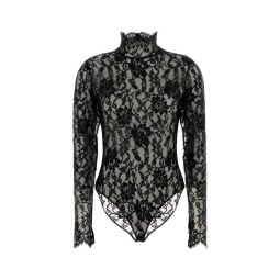 발렌티노 레이스 디테일 모크넥 바디수트 7B0MR01Z9TS