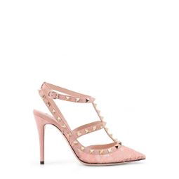 발렌티노 가라바니 락스터드 포인티드 토 레이스 펌프스 7W0S0393IQT