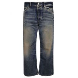 아크네 스튜디오 미드라이즈 플레어 레그 진 B00424