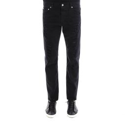 Alexander McQueen 디스트레스드 진 463847QJY40