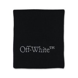 Off White Bookish 로고 자수 스카프 OMMA052F23KNI001