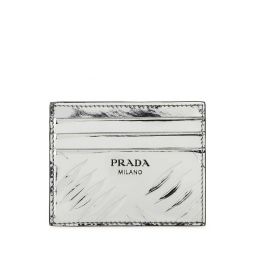Prada 로고 디보싱 메탈릭 효과 카드홀더 2MC2232CNU