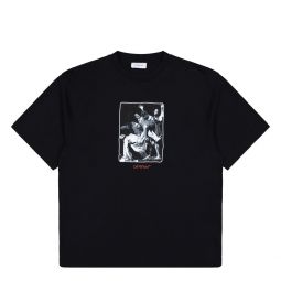 오프 화이트 그래픽 프린트 크루넥 티셔츠 OMAA120F25JER00T