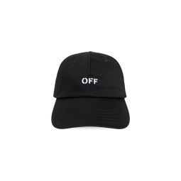 Off White 로고 자수 야구 모자 OMLA049C99FAB004