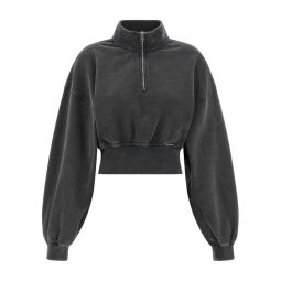 Alexander Wang 하이넥 크롭 스웨트셔츠 4CC4251149