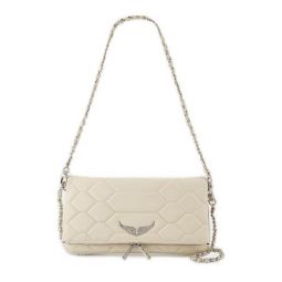 Zadig   Voltaire 락 퀼팅 클러치 백 LWBA02581