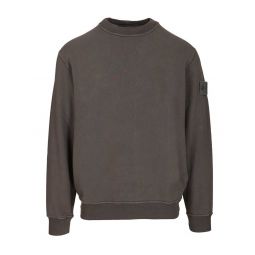 Stone Island 로고 패치 크루넥 스웨트셔츠 K2S156100069S0F28
