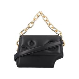 Off White Burrow 체인 링크 디테일 숄더 백 OWNN043F22LEA001