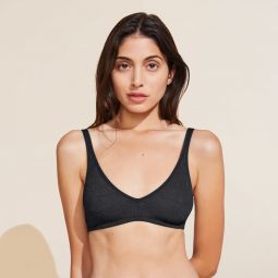 Soft Stretch Recycled Lace Plunge Bralette
