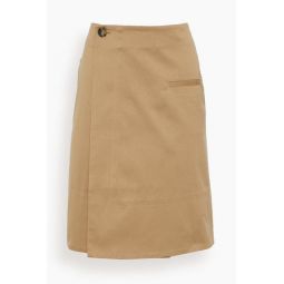 Wrap Skirt in Beige