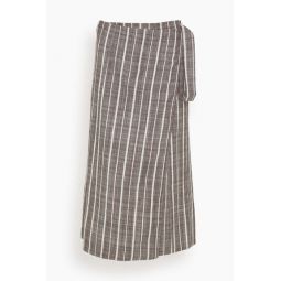 De Vera Wrap Skirt in Kesh Stripe
