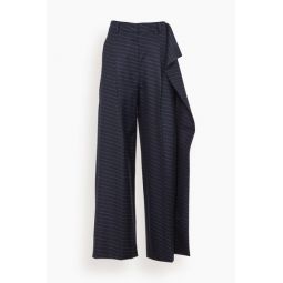 Side Panel Trousers in Navy
