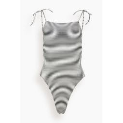 Zaria Swimsuit in Classic Breton Stripe