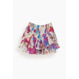 Jocadia Skirt in Beige/Raspberry