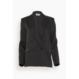 Norah Double Breasted Blazer in Black