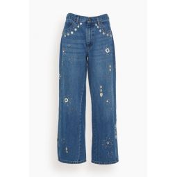 Betina Beaded Jeans in Blue
