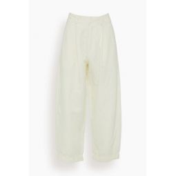 Bari Crop Trouser in Cream