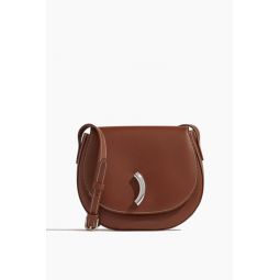 Maccheroni Saddle Bag in Chestnut Leather