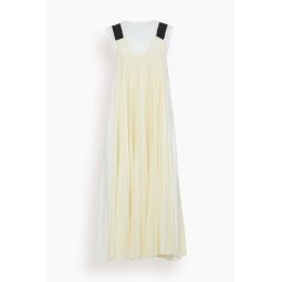 Pleated Dress in Butter