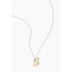 Cactus Puro Necklace in Yellow Gold