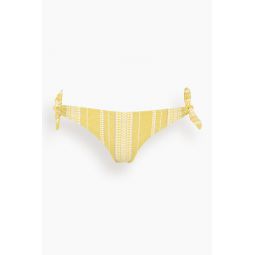 Luchia Side Tie Bikini Bottom in Yellow