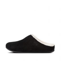 Shearling Suede Slippers
