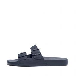 Iqushion Mens Two-Bar Buckle Slides