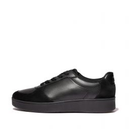 Leather/Suede Panel Sneakers