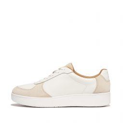 Leather/Suede Panel Sneakers