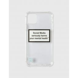 Mental Health Warning iPhone Case