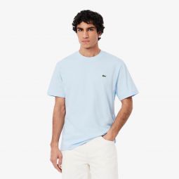 Mens Cotton T-Shirt Men - Blue - Lacoste - T-Shirts