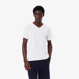 Mens 3-Pack Slim Fit Undershirts Men - White - Lacoste - T-Shirts