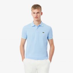 Mens Regular Fit Trim Accent L.12.12 Polo Men - Blue - Lacoste - Polos