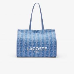Large Heritage Tote Unisex - Blue - Lacoste - Bags