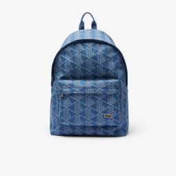 Neocroc Motif Backpack Unisex - Blue - Lacoste - Bags