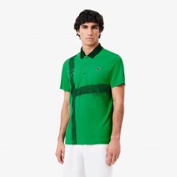 Mens Lacoste Tennis x Novak Djokovic Polo Men - Green - Lacoste - Novak Djokovic Collection
