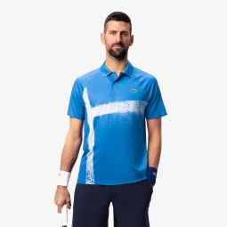 Mens Lacoste Tennis x Novak Djokovic On Court Polo Men - Blue - Lacoste - Novak Djokovic Collection