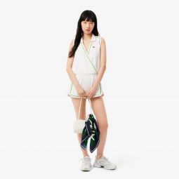 Womens Sleeveless Polo Romper Women - White - Lacoste - Shorts & Skirts