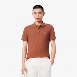 Mens Slim Fit L.12.12 Pique Polo Men - Brown - Lacoste - Polos