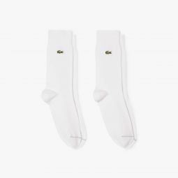 Unisex 2-Pack Long Socks Unisex - White - Lacoste - Socks
