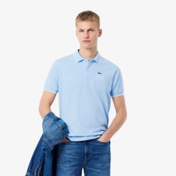Mens Classic Fit Pocket Accent L.12.12 Polo Men - Blue - Lacoste - Polos