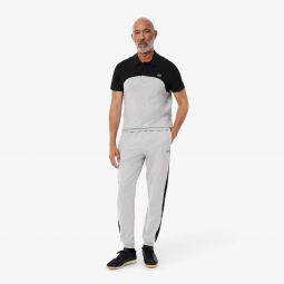 Mens Tapered Colorblock Sweatpants Men - Grey - Lacoste - Pants & Sweatpants