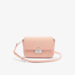Flap Close Shoulder Bag Women - Pink - Lacoste - Bags