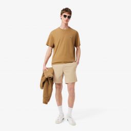 Mens Slim Fit Commuter Shorts Men - Beige - Lacoste - Shorts & Swim