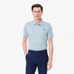 Mens Regular Fit UV Protect Golf Polo Men - Blue - Lacoste - Polos