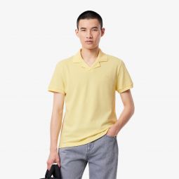 Mens Classic Fit Open Neck Paris Polo Men - Yellow - Lacoste - Polos